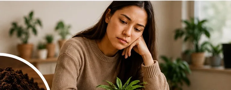 A person at home wanting to grow food but lacking space